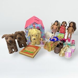 American Girl Doll Accessories Mini Dolls Lot